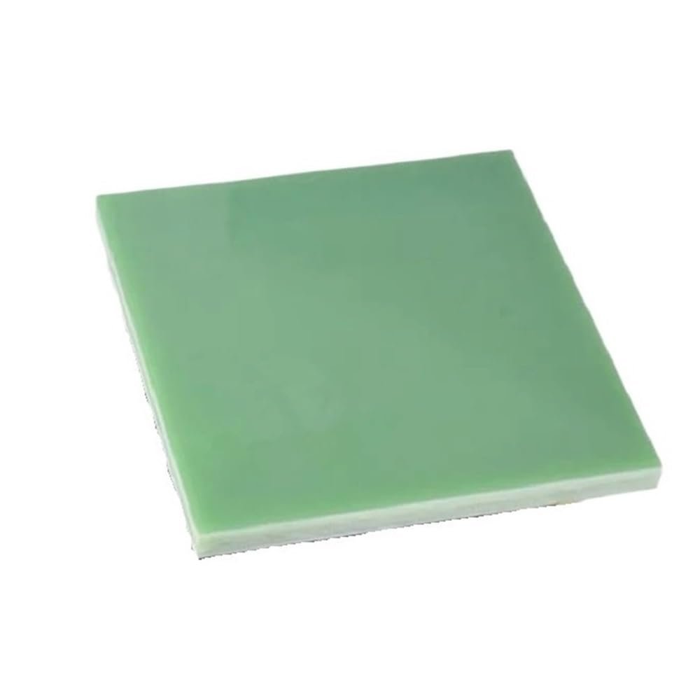 1-Piece G10 Fiberglass Sheet, 0.5–30 mm Thick, Green 3240 Epoxy Board for Structural Parts (100 × 100 × 10 mm)