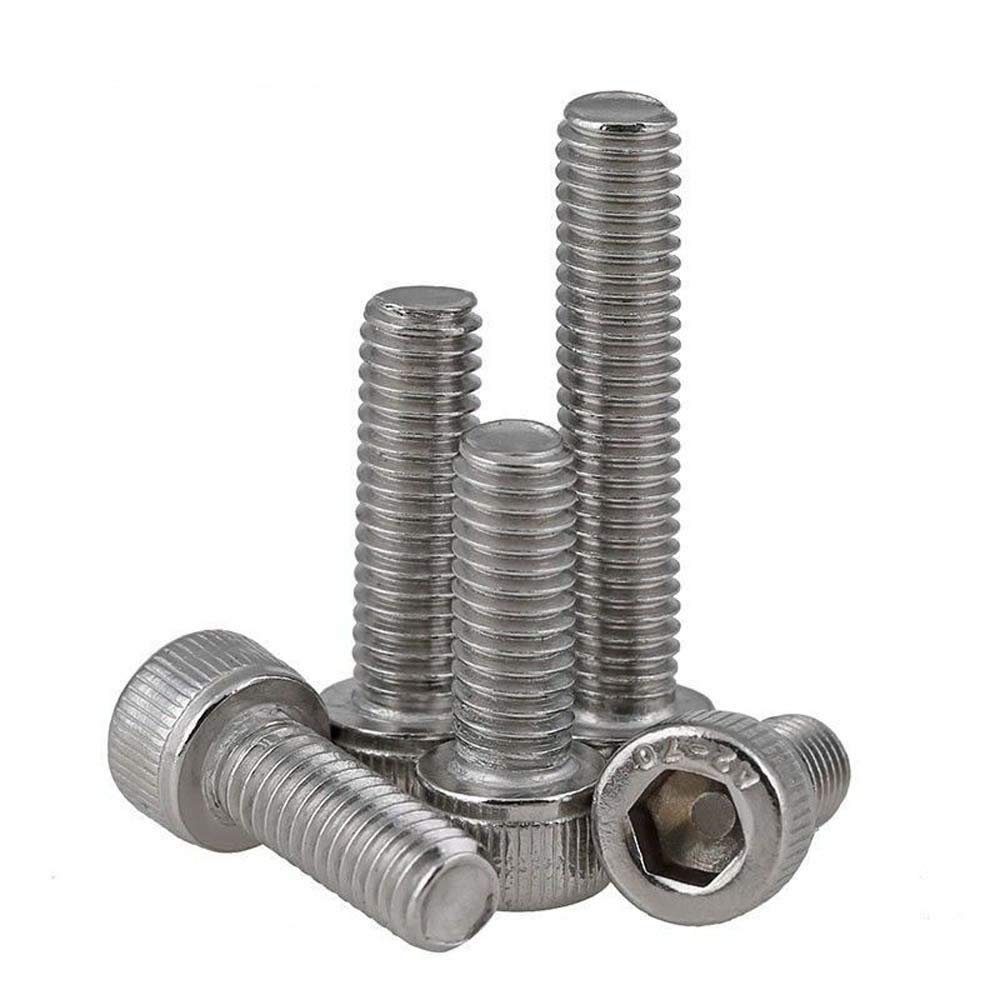 10 M6 x 50 mm A2 304 Stainless Steel Socket Head Screws with Left-Hand Thread (M6 x 20 mm, 3 pcs.)