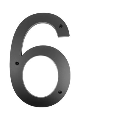 20–30 cm Large Outdoor House Number 6