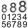 20–30 cm Large Outdoor House Number 6 view 3