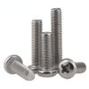 50 pcs. M2 x 4 mm Flat-Head Phillips Screws with Flat Tail, Machine Screws, A2 Stainless Steel (No. 601) (M4 x 14 mm, Round Head) view 3