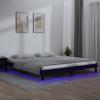 Lauuoeriau Furniture Item home LED Bed Frame, Black, 120 x 200 cm view 1