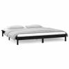 Lauuoeriau Furniture Item home LED Bed Frame, Black, 120 x 200 cm view 4