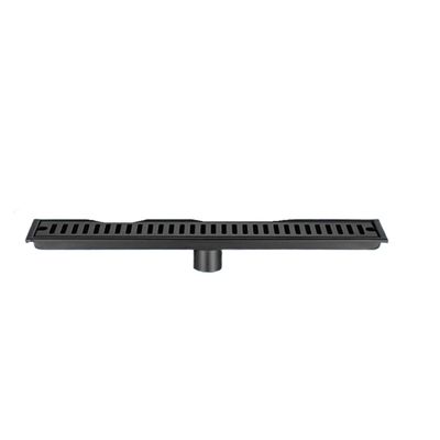 ZYAYNG Drainage Grate Shower Drain, Stainless Steel Bathroom Floor Drain, Linear Waste Drain for Kitchen, Drain Cover, Outdoor Shower Accessory (50 x 10 cm, Mid3)
