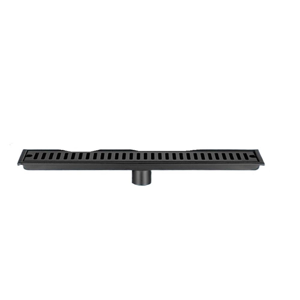 ZYAYNG Drainage Grate Shower Drain, Stainless Steel Bathroom Floor Drain, Linear Waste Drain for Kitchen, Drain Cover, Outdoor Shower Accessory (50 x 10 cm, Mid3)