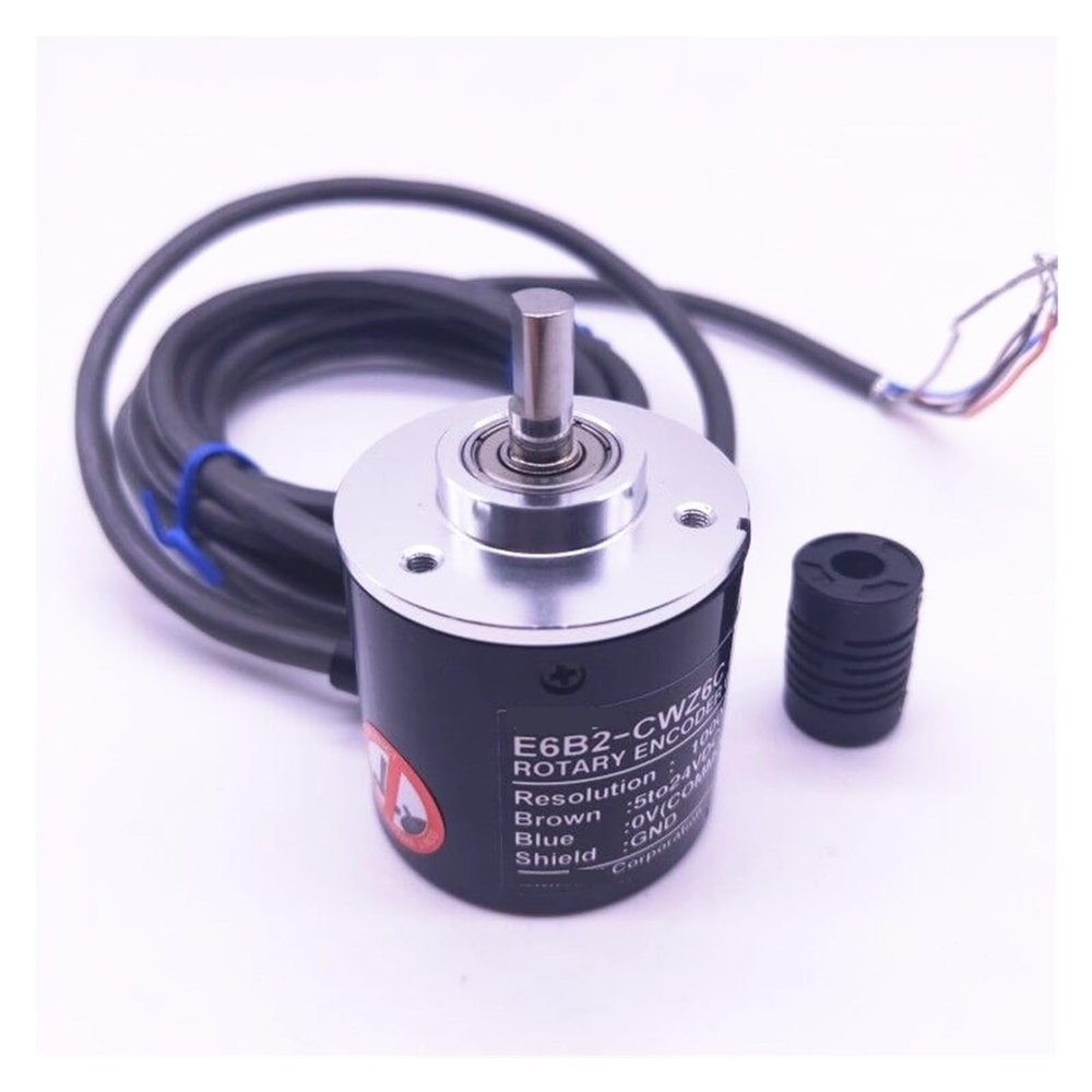 WEIJICUI E6B2-CWZ6C Incremental Rotary Encoder, NPN Output, 10–2500 P/R (1200 P/R)
