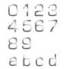 KNOBLOCH STILE Stainless Steel House Number | Weather-Resistant & Floating Look | 10 cm High | Numeral 4 view 4