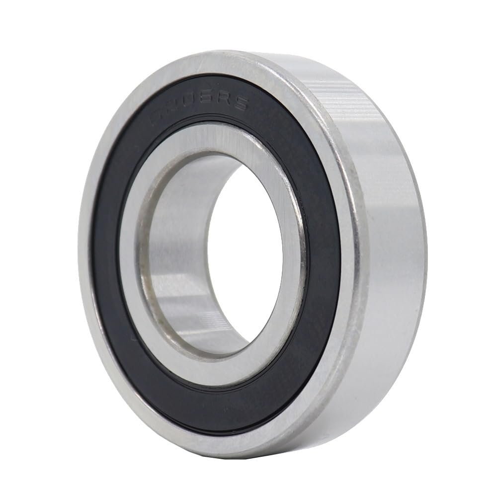 XEOWHUPG 6206-2RS Hybrid Ceramic Bearing, 30 × 62 × 16 mm, ABEC-1, Industrial Motor Spindle, 6206HC, Si3N4 Hybrid Ball Bearing, 3NC, 6206RS
