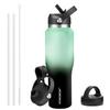 1,134 g Insulated Stainless Steel Water Bottle, Triple-Wall, with Straw view 1