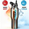 1,134 g Insulated Stainless Steel Water Bottle, Triple-Wall, with Straw view 2