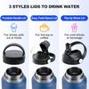 1,134 g Insulated Stainless Steel Water Bottle, Triple-Wall, with Straw view 4