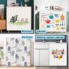 Highdi Self-Adhesive Dustproof Cabinet Curtain, Privacy Curtain for Kitchen, Wardrobe and Bookshelf (Cooking Utensils, W80 x H140 cm) view 2