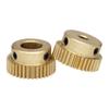 1-Piece Brass Mini Gear, 0.5M, 36T/38T, 4/5/6/6.35/7/8 mm Bore, 5 mm Tooth Height (0.5M, 38 Teeth) view 2