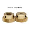 1-Piece Brass Mini Gear, 0.5M, 36T/38T, 4/5/6/6.35/7/8 mm Bore, 5 mm Tooth Height (0.5M, 38 Teeth) view 3