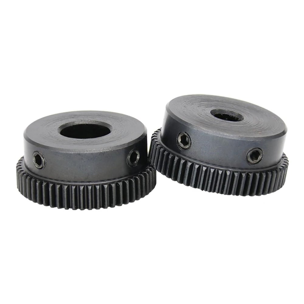 0.5M 55-Tooth Mini Spur Gear, 8 mm Bore, SC45 Carbon Steel
