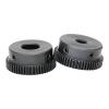0.5M 55-Tooth Mini Spur Gear, 8 mm Bore, SC45 Carbon Steel view 1