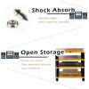 4-Tier Vertical HiFi Audio Rack and AV Media Corner Shelf view 4