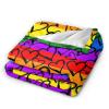 Yaxinduobao Rainbow Gay Pride Throw Blanket, Ultra-Soft Microfleece, 40 x 30 in view 2