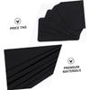 7 Rewritable PVC Price Signs with Clips, Black view 4