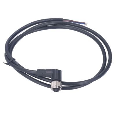 M12 4-Pin IP67 Waterproof LED Cable, 22 AWG, 3.2 ft