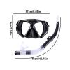 Adult Diving Mask and Snorkel Set with Tempered Glass Lens view 2