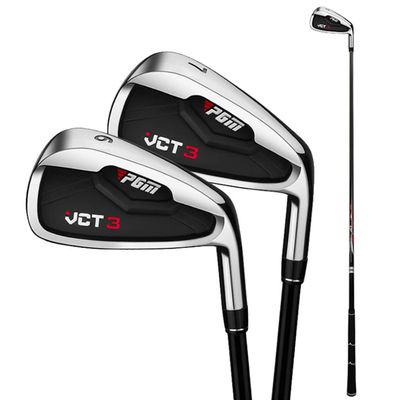 XSDAJSD Professional Golf Iron Set for Right-Handed Female Golfers with VCT3 #7 Stainless Steel/Carbon Shaft (7-Carton Shaft)