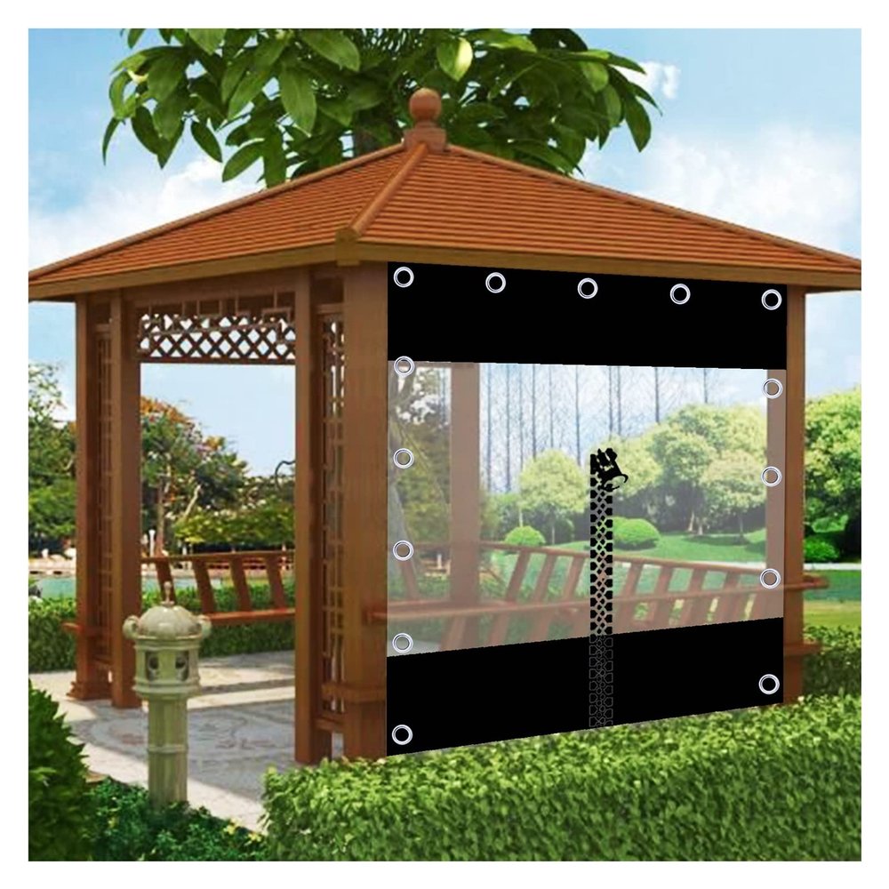 RLINZ Waterproof Clear PVC Tarp, 1.6 x 2.5 m