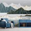 XLMING Zen Light Luxury Abstract Water Feature 3D Wallpaper, 300 x 210 cm view 2