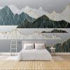 XLMING Zen Light Luxury Abstract Water Feature 3D Wallpaper, 300 x 210 cm view 4