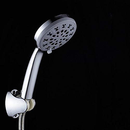 3-Function Water-Saving Handheld Showerhead, Round ABS, Chrome Rain Shower