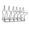 LALAFINA Star-Shaped Iron File Folder Stand for Books and Binders view 1