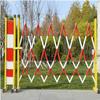 GLETSF Expandable Barricade, Retractable Traffic Barrier, 1.2 m High Portable Gate for Garages, Terraces, Stores, Space-Saving Crowd Control, Red, 1.2 × 4 m view 1