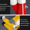 GLETSF Expandable Barricade, Retractable Traffic Barrier, 1.2 m High, SP-Rosso-1.2 × 4 m view 3