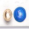 Irregular Crystal Stone Wax Seal Stamp Head view 3