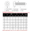 Class 10.9 Titanium-Gold-Coated Button-Head Socket Screw, M2×12, 20 pcs view 3