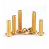 Class 10.9 Titanium-Gold-Coated Button-Head Socket Screw, M2×12, 20 pcs view 4