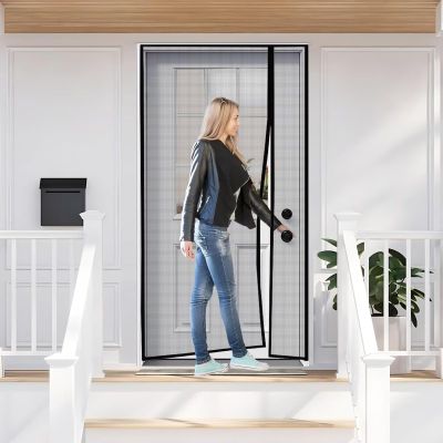 Magnetic Insect Screen Door, Black, 150 x 245 cm