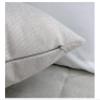 60x60 Black and Brown Cotton-Linen Cushion Covers, 4-Pack view 3