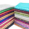 YKAFADE Sequin Fabric, 135 cm x 2 m, Glitter Decorative Fabric, Colorful Blue view 4