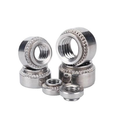 SellGood Self-Clinching Nuts, 5–50 pcs, M3 M4 M5 M6 M8 M10, 304 Stainless Steel, 0.8–3.2 mm (M3-2, 50 pcs)