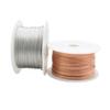 UYFRD 1/2/5 m Copper Braided Sleeve, Tinned, Expandable, 2–28 mm Width, Shielded Metal Sleeve (Tinned Copper, 4 mm Width – 5 m) view 1