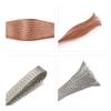 UYFRD 1/2/5 m Copper Braided Sleeve, Tinned, Expandable, 2–28 mm Width, Shielded Metal Sleeve (Tinned Copper, 4 mm Width – 5 m) view 3