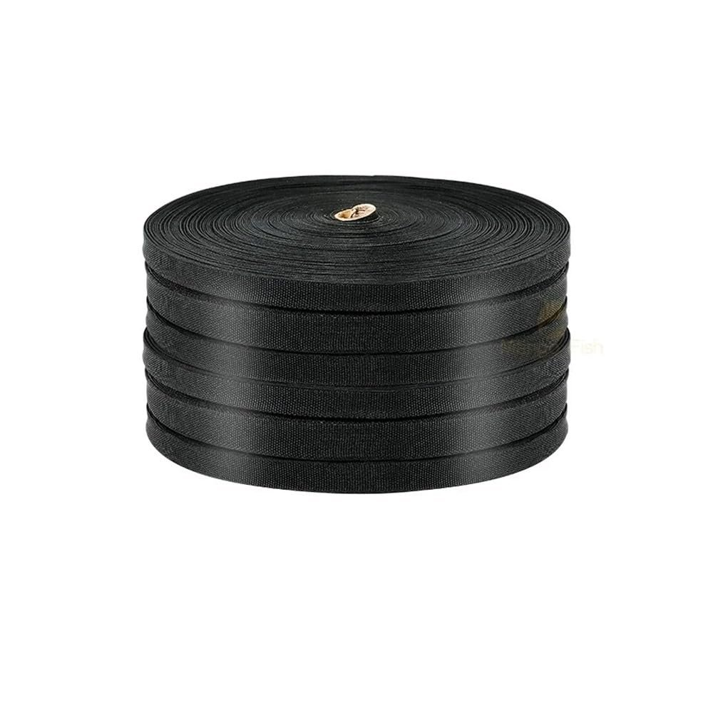 UYFRD Heat-Shrink Tubing, Braided Cable Sleeve, 6–100 mm, Insulating Flame-Retardant PET Wire Wrap, Automotive Wire Organizer (50 mm Inner Diameter, 30 m)