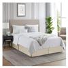 UYFRD Pleated Custom-Fit Bed Skirt with Shrink-Resistant, Lightfast Fabric, 35.6 cm Height (Without Platform), Dark Gray, 80 x 190 x 35 cm view 2