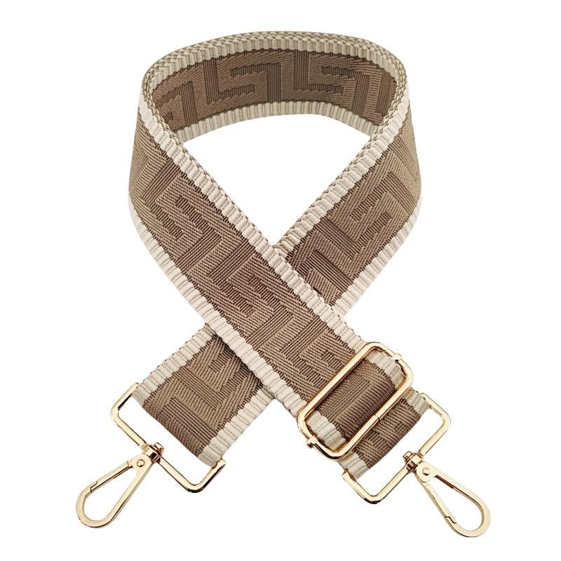 YKAFADE Adjustable 5 cm Shoulder Strap for Bags, 72–130 cm, Khaki