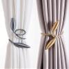 SQIANKUN Curtain Tiebacks, 2-Pack, Flexible Shape, Black Coffee view 2