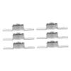 Window and Door Rollers for Sliding Doors, 6 Pcs, Silver view 1