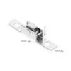 Window and Door Rollers for Sliding Doors, 6 Pcs, Silver view 2