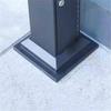 Freestanding Stainless Steel Outdoor Ashtray, Black/Silver view 3