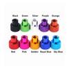 SellGood Aluminum Flange Hand Nut, Orange, M5, 2-Pack view 3